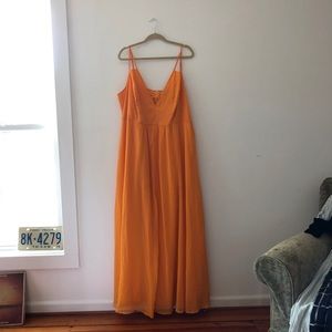 ASOS Curve Chiffon Maxi Dress